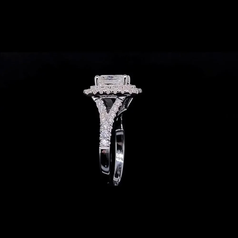 Halo Diamond Engagement Ring
